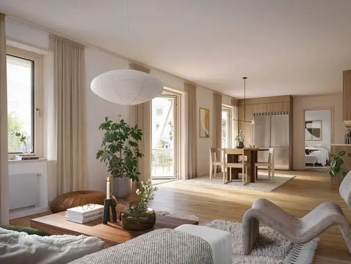 Apartment, 4 rooms, 92 m²