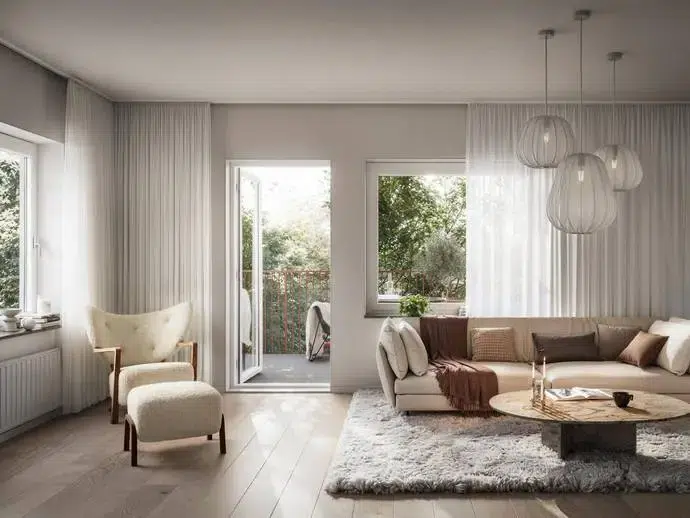 Lägenhet, 6 rum, 126 m²