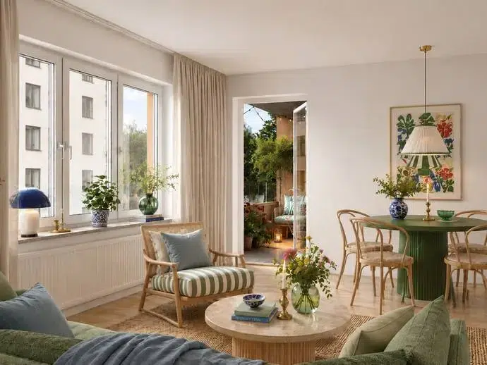 Apartment, 2 rooms, 40 m²