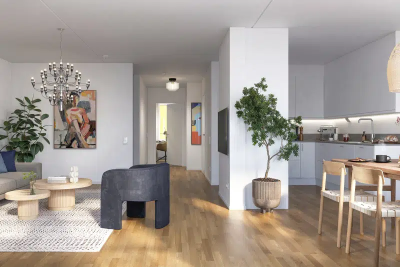 Lägenhet, 2 rum, 43 m² i Nacka