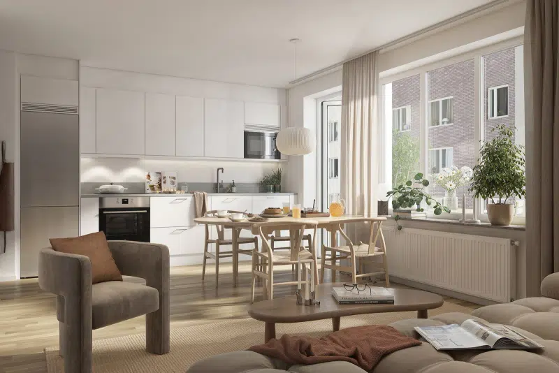 Lägenhet, 1 rum, 34 m² i Nacka