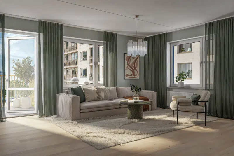 Apartment, 4 rooms, 94 m² in Stockholms