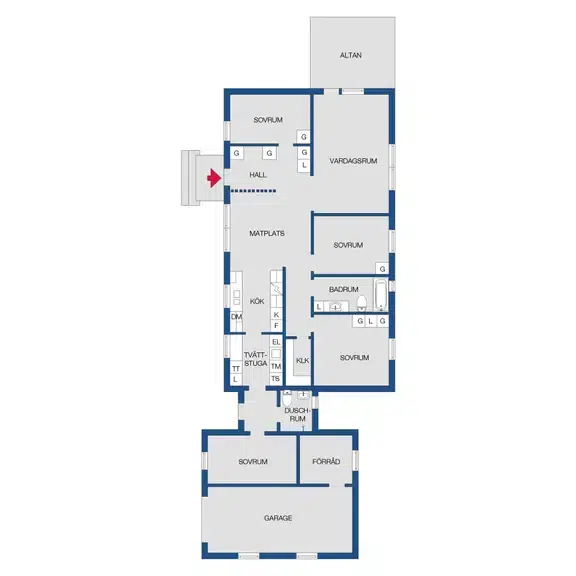 Apartment, 4 rooms, 95 m² in Sundbyberg