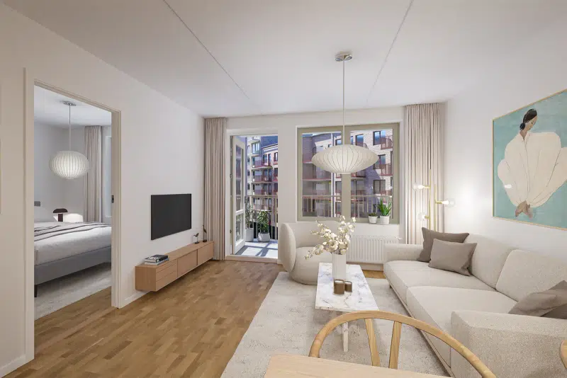 Apartment, 2 rooms, 45 m² in Nacka
