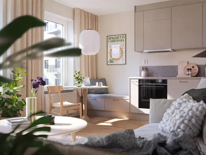 Apartment, 3 rooms, 66 m²