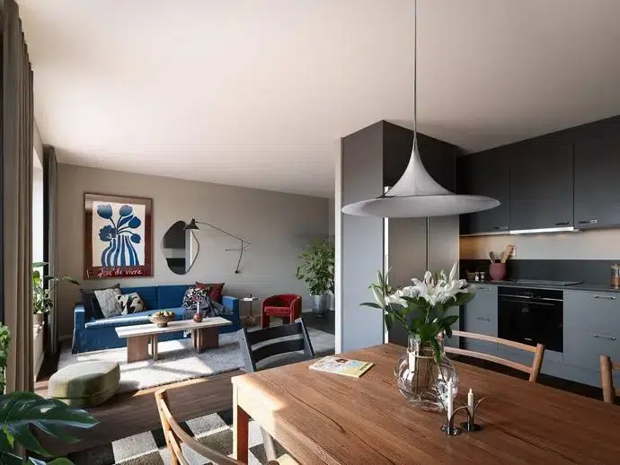 Apartment, 3 rooms, 66 m²