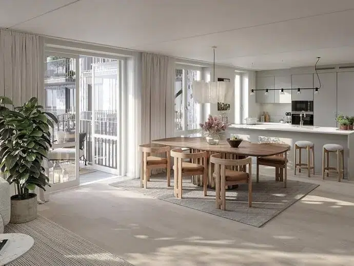 Apartment, 4 rooms, 114 m²