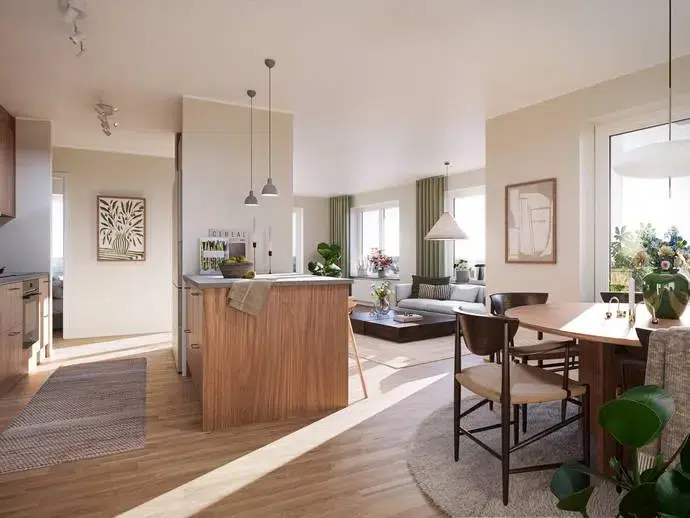 Apartment, 3 rooms, 66 m²