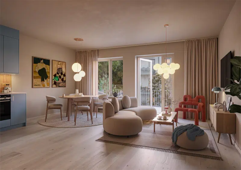 Apartment, 2 rooms, 50 m²