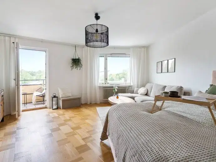 Lägenhet, 1 rum, 44 m²