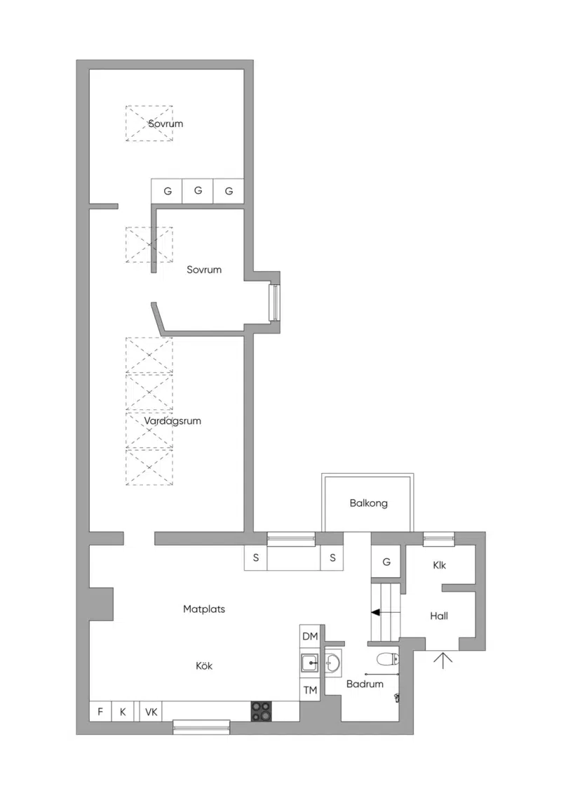 Lägenhet, 3 rum, 83 m² i Stockholm