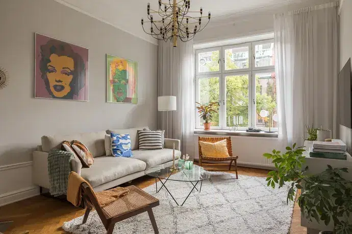 Lägenhet, 3 rum, 89 m² i Östermalm