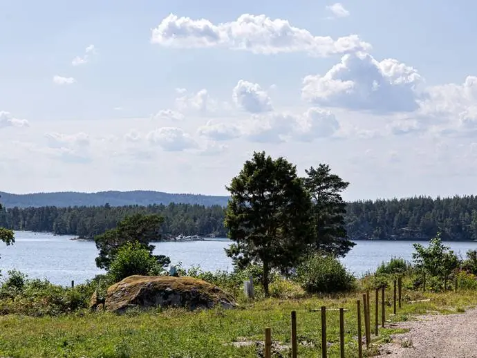 Bild 1 av 16 på Drömtomt med sjönära läge vid Sommen – för bad och båtliv!