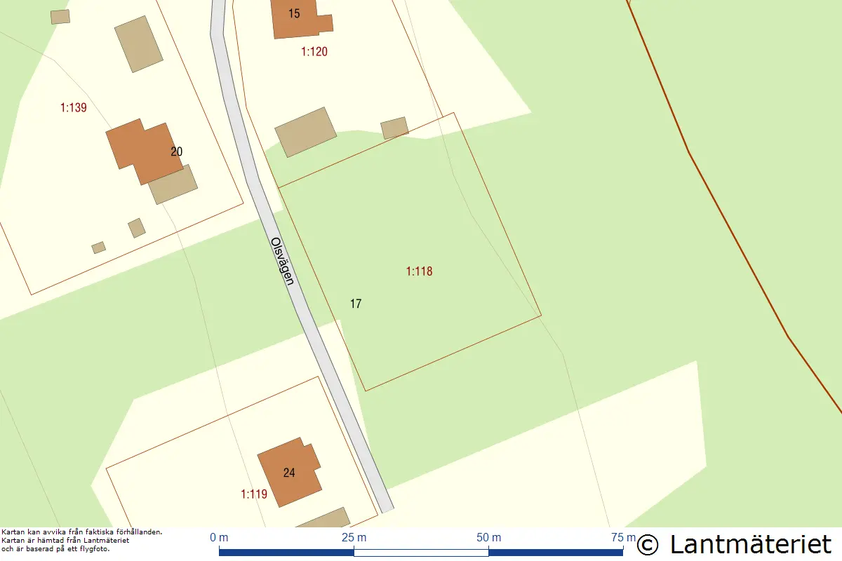 Bild 1 av 1 på Olsvägen 17